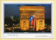 PARIS La Nuit : L'Arc De Triomphe Illuminé / La Défense (voir Scan Recto/verso) - Parijs Bij Nacht