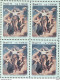 C 1837 Brazil Stamp 150 Years Old Pedro Americo Art 1993 Complete Series Block Of 4 - Ungebraucht