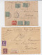 Lot De 8 Devants De Lettres Chargées - Lettres & Documents