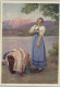 12010404 - Indanthren Werbung - Mode -  Dirndl -  Ca - Advertising