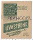 Livret Publicitaire Pour Uvasthène, Reconstituant Puissant - Advertising