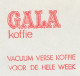 Meter Cover Netherlands 1971 Coffee - Gala - Vacuum Fresh - Bolsward - Autres & Non Classés