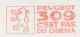 Specimen Meter Sheet France 1986 Car - Peugeot 309 - Auto's