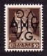 ITALY VENEZIA GIULIA AMG VG 10 CENT. Sa #1F, ERROR DOUBLE OVERPRINT ONE INVERTED MNH - Ohne Zuordnung