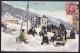 SWITZERLAND  ,   WINTERFREUDEN  ,   CANCEL AMBULANT 7   ,  OLD  POSTCARD - Davos