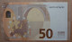 (B12) - Billet 50€ 2017 - Christine Lagarde – U036A1 - 50 Euro