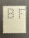 FRANCE B N° 111 Blanc BF 91 Indice 3 Perforé Perforés Perfins Perfin !! - Other & Unclassified