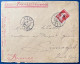 Lettre FM N°5 10c Rouge Obl Dateur " HANOI / TONKIN " Du 11 /6/1914 Pour LIMOGES Par Voie TRANSSIBERIENNE, Arrivée TTB - Lettres & Documents