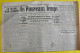 Les Nouveaux Temps N° 1109 Du 6 Mai 1944. Jean Luchaire. Collaboration Antisémite. Crouzet - Guerra 1939-45