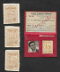 Portugal Sport Lisboa E Benfica 1956 Carte Membre  Club Football ID Card SLB Lisbon Soccer Club - Autres & Non Classés