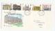 Delcampe - 8 GB FDCs Chippenham 1974 - 1980 Cover Stamps Fdc - 1971-1980 Decimal Issues