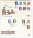 Collection 7 GB FDCs Windsor 1982 - 2000 Definitives Incl  Penny Black Anniv Cover Fdc - Collections (without Album)