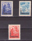 Yugoslavia 1949 - Definitive With Overprint, Mi 595-597 - Error Overprint  - MNH**VF - Unused Stamps