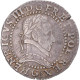 Monnaie, France, Henri III, 1/2 Franc Au Col Plat, 1588, Poitiers, TTB, Argent - 1574-1589 Henry III