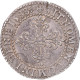 Monnaie, France, Henri III, 1/2 Franc Au Col Plat, 1588, Poitiers, TTB, Argent - 1574-1589 Heinrich III.