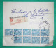 N°549 X9 MERCURE RECOMMANDE TARIF 4F50 ST ETIENNE LOIRE POUR LA TALAUDIERE 1944 LETTRE COVER FRANCE - 1938-42 Mercure