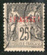 REF 090 > LEVANT < Yv N° 4 Ø < Oblitéré Dos Visible - Used Ø - Used Stamps