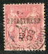 REF 090 > LEVANT < Yv N° 5 Ø Perforé < Oblitéré Dos Visible - Used Ø - Usados