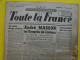 Toute La France N° 59 Du 13 Novembre 1943. Collaboration Antisémite.  Pétain Hulot Foucaud Masson Prisonniers Stalag - Weltkrieg 1939-45