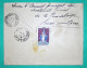 RECOMMANDE BASSE TERRE GUADELOUPE 50C X4 + VIGNETTE TUBERCULOSE VERSO POUR PRATZ JURA 1931 LETTRE COVER FRANCE - Brieven En Documenten