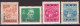 Yugoslavia 1950 - Definitive With Overprint, Mi 601-604 - MNH**VF - Ongebruikt