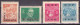 Yugoslavia 1950 - Definitive With Overprint, Mi 601-604 - MNH**VF - Unused Stamps