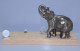 - SUPPORT CADRE PHOTO ART DECO ELEPHANT REGULE Argenté Sur MARBRE    E - Art Nouveau / Art Déco