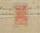 Brazil 1907 Invoice Bag Factory Guava Jam Warehouse Alves Vieira & Co Rio De Janeiro Pacific Watermark Tax Stamp 300 Rs - Storia Postale