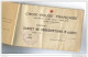 Croix Rouge Comité Varzy Entrains Sur Nohain  Carnet Souscriptions 1944 - Verzamelingen
