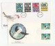 BIRDS 4 Diff  FDCs 1980s  Gb Stamps  Cover Bird Fdc - Zangvogels