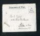 "GB/DR" 1916, Brief "Prisoners Of War", Rs. "ZENSUR" (OPENED BY CENSOR), Nach Koeln, Mit Inhalt (R1189) - Gevangenenpost
