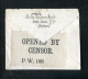 "GB/DR" 1916, Brief "Prisoners Of War", Rs. "ZENSUR" (OPENED BY CENSOR), Nach Koeln, Mit Inhalt (R1189) - Prisoners Of War Mail