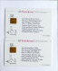 2 Pcs Germany Telekom Telefonkarte Chip Phone Card  Mint Consecutive Number - Lots - Collections