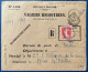 Lettre Administrative N°1494 Recommandée D'office Semeuse N°160 30c Rouge Oblitéré " ART D'ARGENT CARCASSONNE " RR - 1906-38 Säerin, Untergrund Glatt