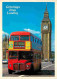 Automobiles - Bus - Autocar - Bus Rouge Londonien - London - Big Ben - CPM - Voir Scans Recto-Verso - Autobús & Autocar