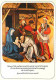 Art - Peinture Religieuse - Crèche - CPM - Voir Scans Recto-Verso - Tableaux, Vitraux Et Statues
