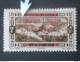 LEBANON GRAND LIBAN 1928 TIMBRE DE 1925 AVEC SURCHARGE BILINGUE VARIETE ERROR SURCHARGE INCOMPLETE MHL - Liban