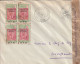 CAMEROUN - LETTRE Avec N°202 X4  "Cameroun Français 27.8.1940." De Nkongsamba Le 10/03/1942 - Variété Du 2 Bouclé - - Brieven En Documenten