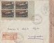 CAMEROUN - LETTRE Avec N°203 X4  "Cameroun Français 27.8.1940." De Nkongsamba Le 10/03/1942 - Variété Du 2 Bouclé - - Covers & Documents