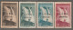 CAMEROUN - N°236/9 * (1940-43) Surcharge : " Spitfire" - Unused Stamps