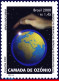 Ref. BR-2761 BRAZIL 2000 - OZONE LAYER PROTECTION,GLOBE, MAP, ENVIRONMENT, MI# 3056, MNH, NATURE 1V Sc# 2761 - Nuovi