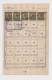 Bulgaria Bulgarie Bulgarien 1930s Social Insurance Fiscal Revenue Stamp, Stamps On Fragment Page (38418) - Sellos De Servicio