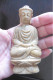 Figurine Statuette Bouddha Asie Chine Vietnam Pierre Marbre Saponite Sculptée - Arte Asiático