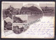 Gruss Dem Drachenfels - Old Postcard Litho C.1899 - ZUG 55 CÖLN-FRANKFURT (see Sales Conditions) - Drachenfels