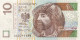 Poland 10 Zloty, P-183a (5.1.2012) - UNC - AA Serial Number - Polonia