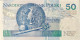 Poland 50 Zloty, P-185a (5.1.2012) - UNC - AA Serial Number - Polonia