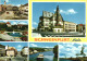 SCHWEINFURT, BAVARIA, MULTIPLE VIEWS, ARCHITECTURE, BOAT, FOUNTAIN, PORT, CRANE, GERMANY, POSTCARD - Schweinfurt