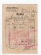 1933. KINGDOM OF YUGOSLAVIA,SERBIA,BELGRADE,LEKTRES FASHION,MADE IN YUG, ADVERTISEMENT CARD AND RECEIPT - Publicité