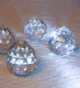 Delcampe - 4 BOLAS DE FENG SHUI DE CRISTAL FACETADO - Glass & Crystal