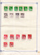 GERMANY AAS Zone 1948. Selection Of Varieties Of The Bauten Series. 108 Used Stamps. - Oblitérés